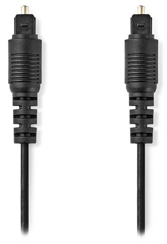 NEDIS optický audio kabel/ TosLink zástrčka - TosLink zástrčka/ černý/ bulk/ 5m