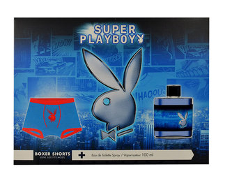 Playboy Super Playboy For Him toaletní voda 100 ml + boxerky
