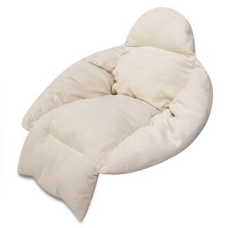 Polštáře pro houpačku čapí hnízdo s XXL, ecru