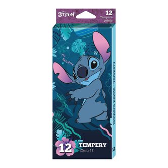 Colorino temperové barvy - Stitch, tuba, 12 ml, 12 barev