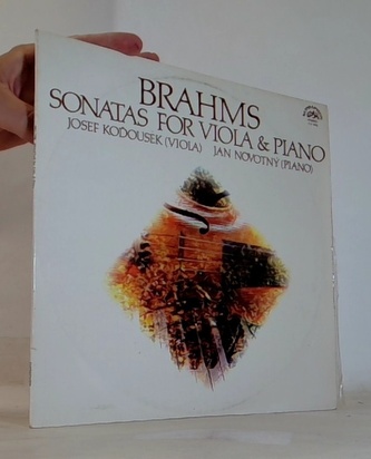 Brahms- sonatas for viola a piano- LP