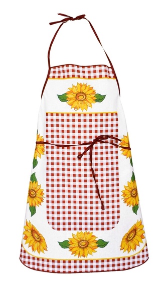 Zástěra kuchyňská, Nová slunečnice, bordová