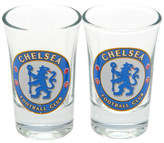 Set skleněných štamprlí FC Chelsea: Znak (výška 7 cm)