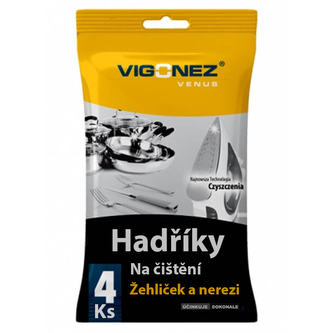 VIGONEZ VENUS Hadříky k čištění žehliček a nerezavějící oceli