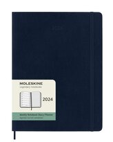 Moleskine Plánovací zápisník 2025 měkký modrý XL