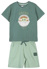 Dětské pyžamo s kraťasy Star Wars|Hvězdné války: Tv seriál The Mandalorian Grogu (9-10 let)