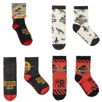 Dětské ponožky Jurassic Park|Jurský park: set 3 párů (EU 27-30)