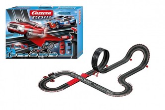 Autodráha Carrera GO!!! 62498 Supercharger 6,3m + 2 auta v krabici 58x40x12cm