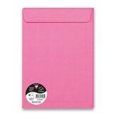 Barevná obálka Clairefontaine C4, samolepicí, 5 ks růžová, C4