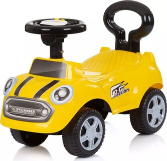 CHIPOLINO Odrážedlo Auto s melodiemi GO-GO Yellow