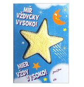 PlayFoam Přáníčko s modelínou Hvězda - Miř vždycky vysoko