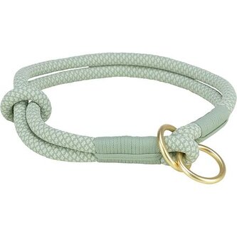 Soft Rope kulatý polostahovací obojek, šalvěj/máta - XS: 25 cm/ 6 mm NOVÝ