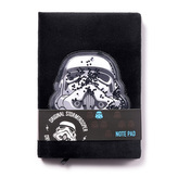 Zápisník s plyšovým obalem Fluffies A5 linkovaný - Stormtrooper