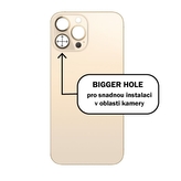 Kryt baterie iPhone 13 PRO MAX gold - Bigger Hole