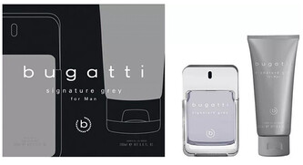 Bugatti Signature Grey - EDT 100 ml + sprchový gel 200 ml man