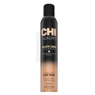 Vlasová kosmetika  v naší nabídce nese jména těch nejslavnějších kadeřnických značek. Laky na vlasy značky CHI z kolekce Luxury Black Seed Oil byly vytvořeny pro všechny typy vlasů speciálně pro ženy. Tento kadeřnický zázrak má objem 284 g.