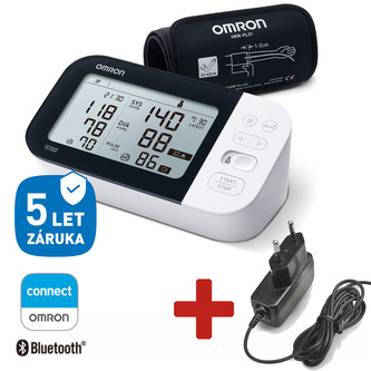 Tonometr OMRON M7 Intelli IT s AFib +ZDROJ (SET) Tonometr OMRON M7 Intelli IT s AFib +ZDROJ (SET)