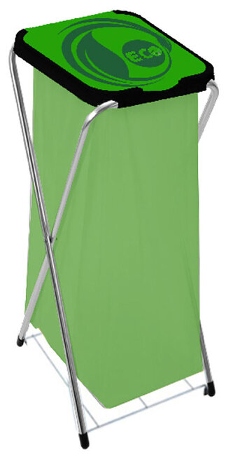 stojan na tříděný odpad ECO-GLOBE 1 36x42x81cm s mřížkou