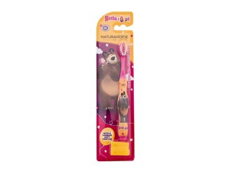 Naturaverde Masha and The Bear Klasický zubní kartáček Toothbrush 1 ks pro děti