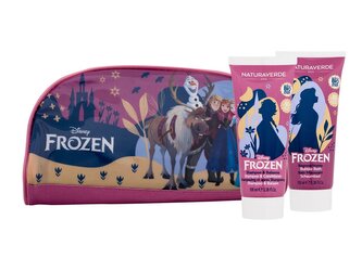 Naturaverde Disney Frozen pěna do koupele 100 ml + šampon a kondicionér 100 ml + kosmetická taštička