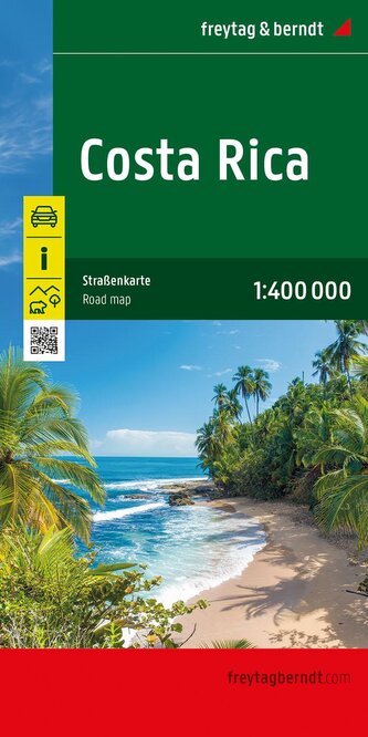 Costa Rica, Straßenkarte, 1:400.000