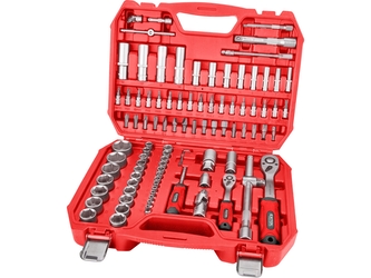 EXTOL PREMIUM hlavice nástrčné, sada 94ks, 1/4", 1/2", CrV/S2