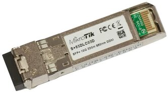 MikroTik optický modul SFP+, MM, 1/10Gbit, 850nm, LC duplex; dosah 300m MikroTik optický modul SFP+, MM, 1/10Gbit, 850nm, LC duplex; dosah 300m