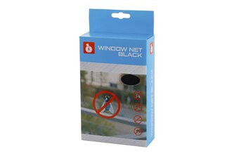 Sada okenní síť 150x90cm černá suchý zip 4.8m Sada okenní síť 150x90cm černá suchý zip 4.8m