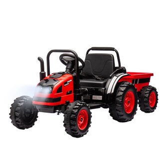 Elektrický traktor s vlečkou Milly Mally Farmer červený Elektrický traktor s vlečkou Milly Mally Farmer červený