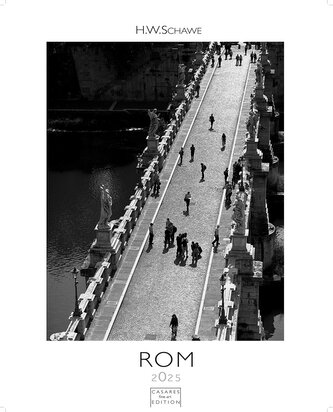 Rom schwarz-weiss 2025 L 59x42cm