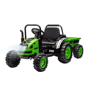 Elektrický traktor s vlečkou Milly Mally Farmer zelený Elektrický traktor s vlečkou Milly Mally Farmer zelený