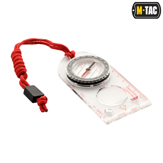 Kompas (buzola) mapový s lupou M-Tac Map Compass - průhledný