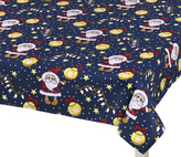 Ubrus  VÁNOCE - Vánoční skřítek modrá - 120x140 cm