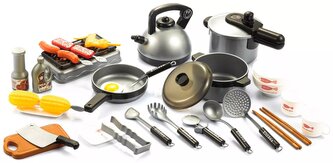 ECOTOYS Sada kuchyňského nádobí s grilem