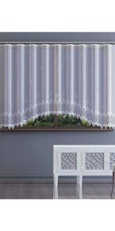 Hotová záclona , Estera, bílá 320 x 160 cm