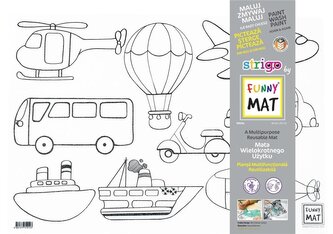 Mata transparentna Pojazdy Funny Mat STRIGO