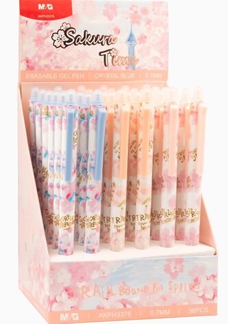 Długopis wymazywalny Sakura Time nieb (36szt) M&G;