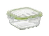 SKLENĚNÁ NÁDOBA NA POTRAVINY FRIGO HRANATÁ 800ML