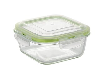 SKLENĚNÁ NÁDOBA NA POTRAVINY FRIGO HRANATÁ 800ML