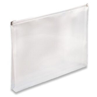 Plastová ZIP obálka A4, 5 kusů, výběr barev průhledná, A4