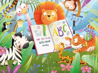 ART PUZZLE Dřevěné puzzle Lesní škola 100 dílků