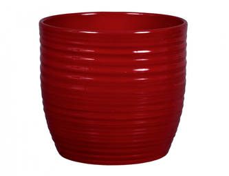 Obal na květník BERGAMO CHRISTMAS keramický d16x15cm