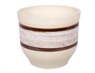 Květník MONARDA přírodní kamenina d20cm