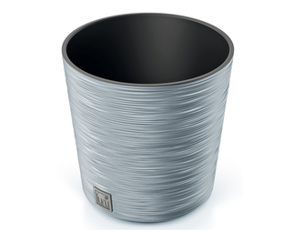 Obal na květník FURU ROUND 2v1 plastový d30x30cm