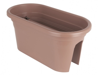 Truhlík VENEZIA BALCONY na zábradlí plastový 60cm