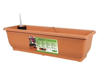 Truhlík TORENIE samozavlažovací plastový matný 60cm