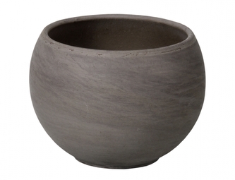 Obal na květník LUNA NATURAL BASALT impregnovaný d17x12cm