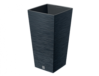 Obal na květník FURU SQUARE 2v1 plastový 24x24x45cm