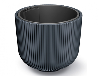 Obal na květník MILLY samozavlažovací plastový d30x26cm