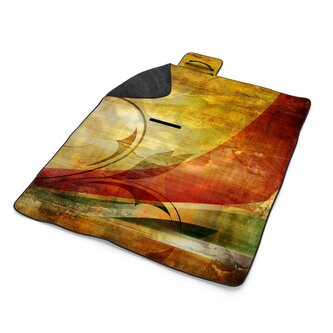 Plážová deka Retro motiv: 200x140 cm Plážová deka Retro motiv: 200x140 cm